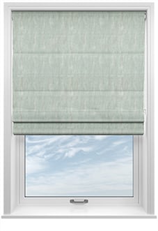 Laura Ashley Whinfell, Duck Egg - Twist&Fit Roman Blind